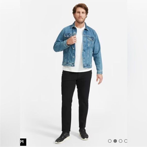 NWT Everlane The Athletic 4-Way Stretch Organic Jean Uniform in Black Size 31x32 - Picture 14 of 14